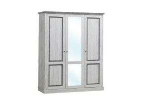 Oosterlynck - Emma kleerkast 3 deur met spiegel - 214x172x55cm
